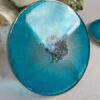 Epoxy coasters set Ocean Drops