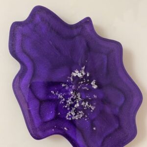 Resin coasters set The Melody of Lavender