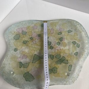 Clear resin tray Sea breeze