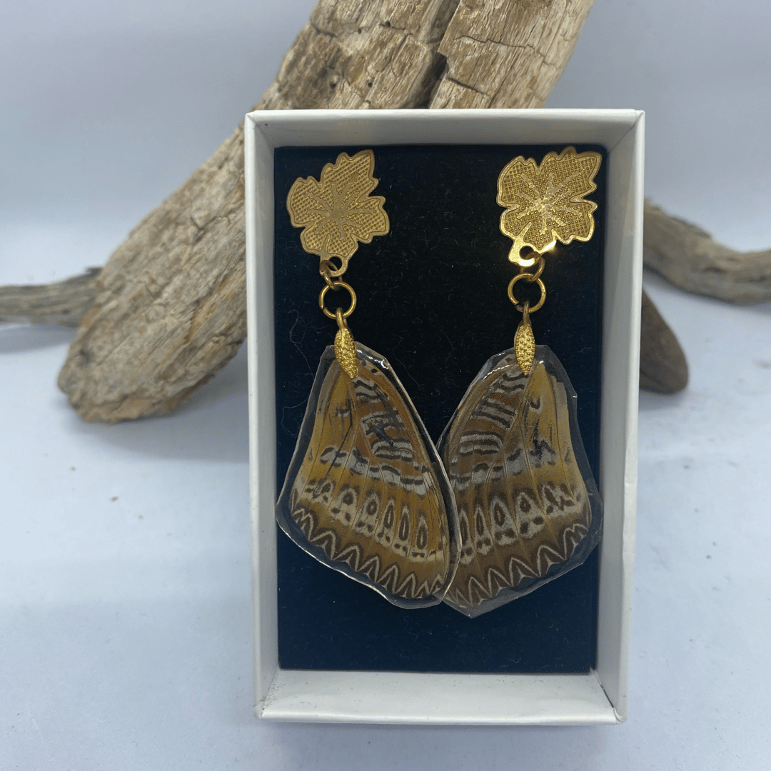 Auskarai „Drugelio meilė“