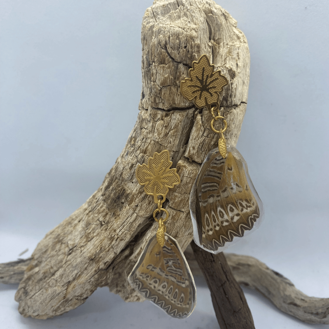 Auskarai „Drugelio meilė“