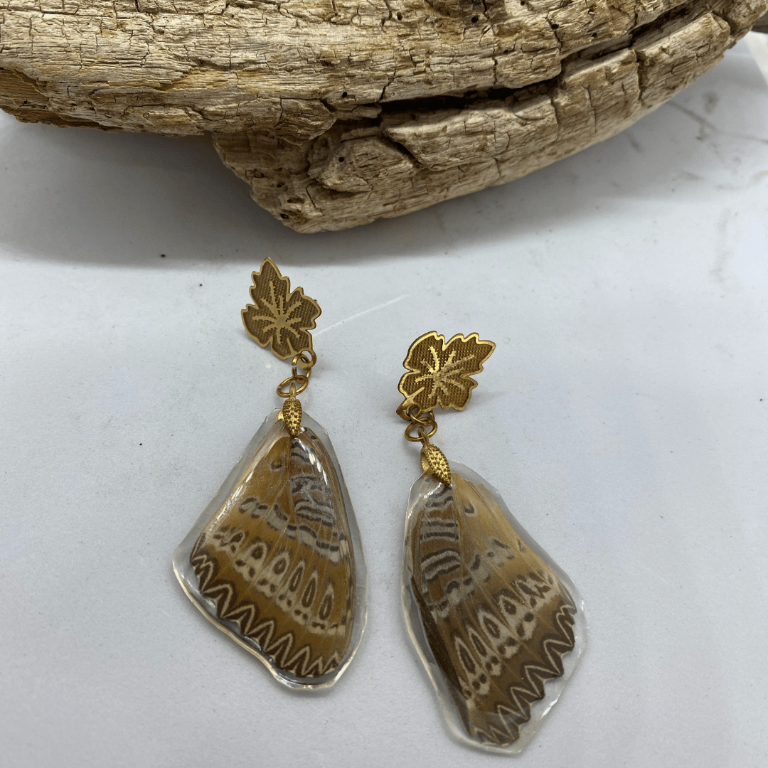 Auskarai „Drugelio meilė“